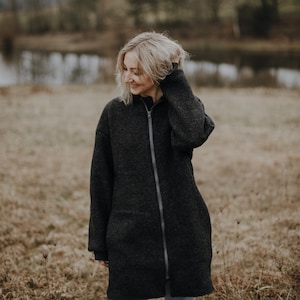 Walkjacke Walkmantel verschiedene Farben