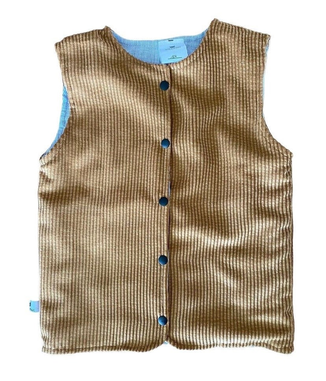 トップス CordingEmbroideryDetail CottonVest Santa Cruz Chill Vest - black (grey cord)