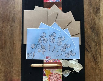 Cartes postales, les monnaies du pape. Impression d’aquarelle. Vendues par 5