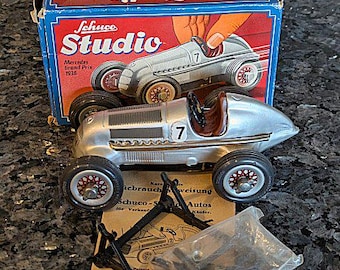 Schuco Piccolo 704 Mercedes Benz 1936 Race-car With Start Number 1