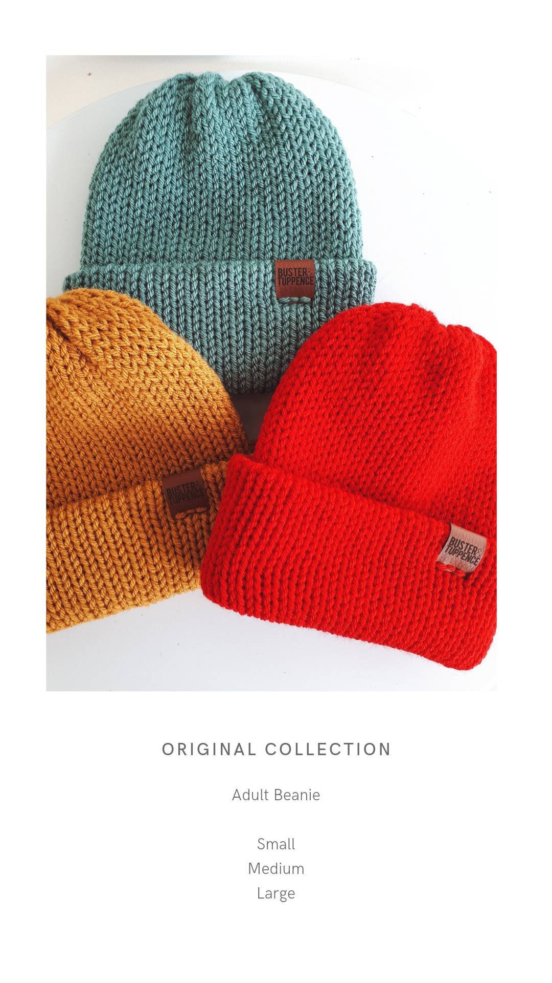 ADULT Beanie Hat Wooly Hat Winter Hat 
