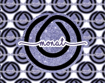 Monat sticker | Waterproof sticker | Monat gear | Car Decal | Personalize