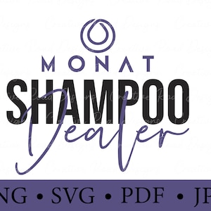 Monat schampohandlare | Monat Gear | Monat | Schampohandlare | svg | png | pdf | jpeg | Digital nedladdning |Cricut | Silhouette ClipArt