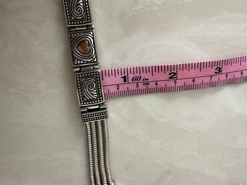 Brighton Two Tone Heart Silver Gold Retired Bracelet image 5