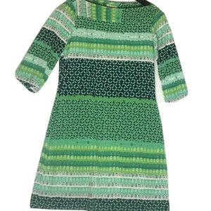 Donna Morgan women’s Anthropologie Sheath Dress size 6 green y2k image 3