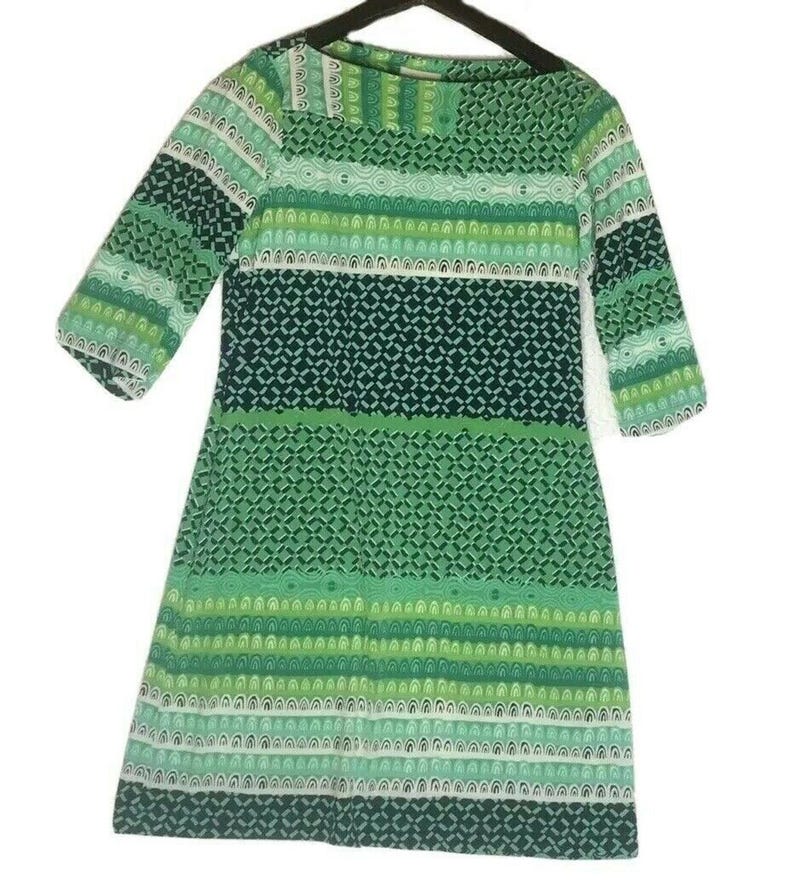 Donna Morgan women’s Anthropologie Sheath Dress size 6 green y2k image 3