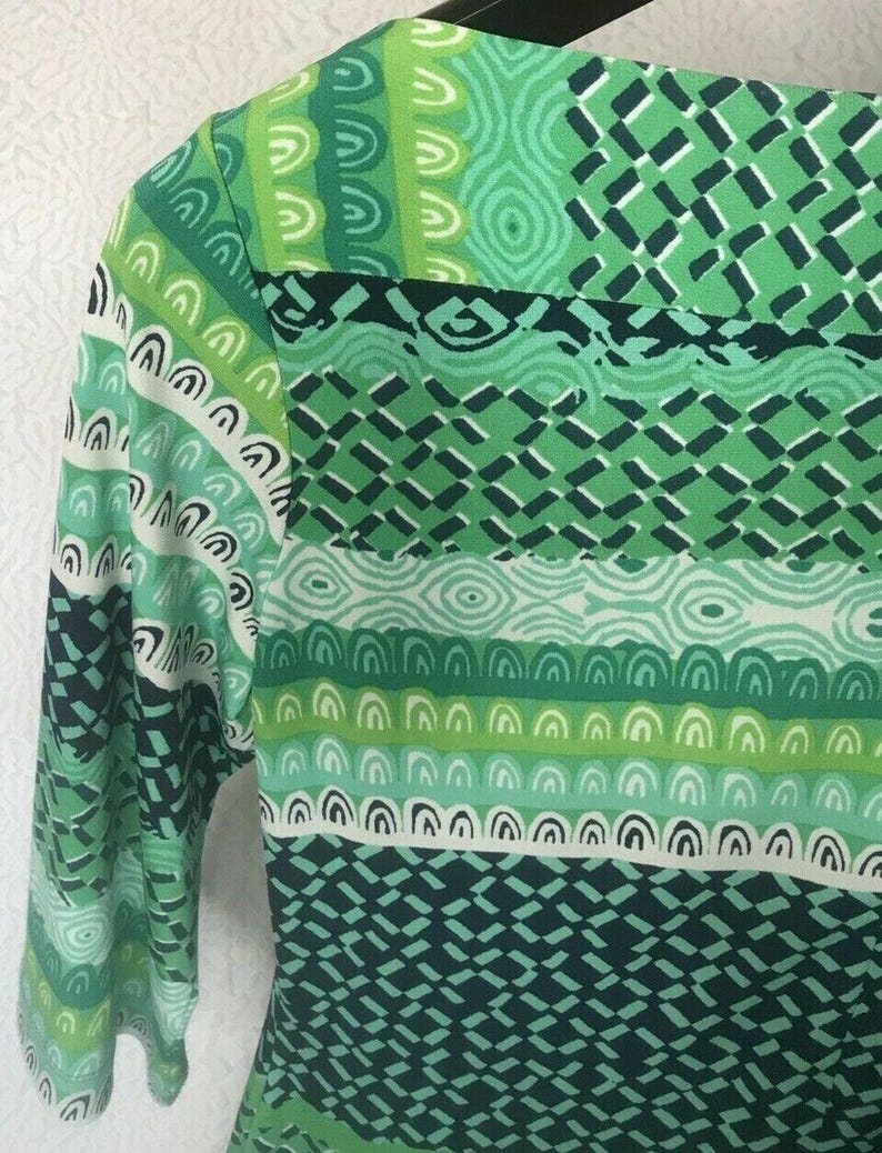 Donna Morgan women’s Anthropologie Sheath Dress size 6 green y2k image 7