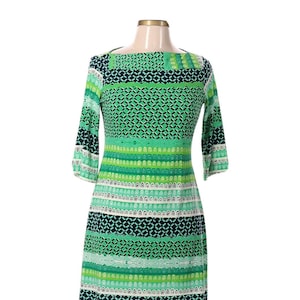 Donna Morgan women’s Anthropologie Sheath Dress size 6 green y2k image 1