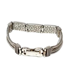 Brighton Two Tone Heart Silver Gold Retired Bracelet image 2