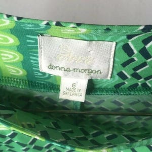 Donna Morgan women’s Anthropologie Sheath Dress size 6 green y2k image 5