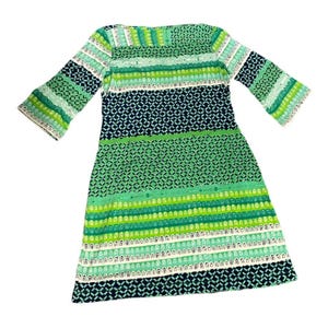 Donna Morgan women’s Anthropologie Sheath Dress size 6 green y2k image 2