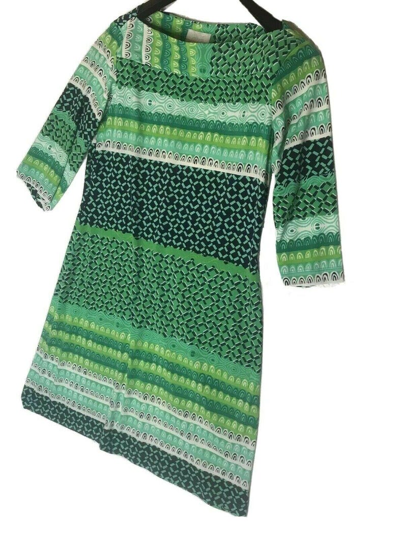 Donna Morgan women’s Anthropologie Sheath Dress size 6 green y2k image 4