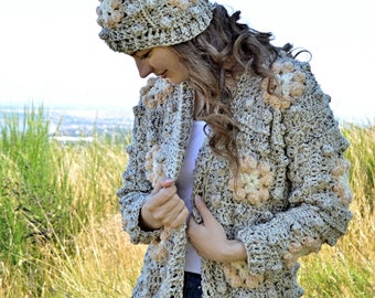 Buy Crochet Granny Square Cardigan Pattern PDF Tutorial