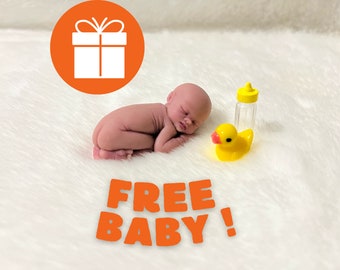 Free silicone baby, For purchases over 49 euros