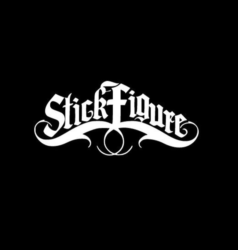 Stick Figure Vinyl Decal Etsy
