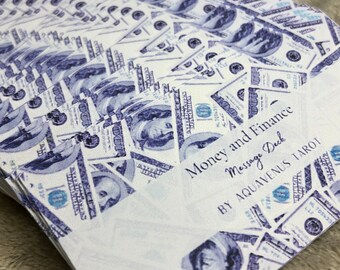 Money and Finance Message Deck, 50 PRINTABLE Oracle Cards, INSTANT DOWNLOAD, Daily Guidance Cards, Printable Oracle Deck