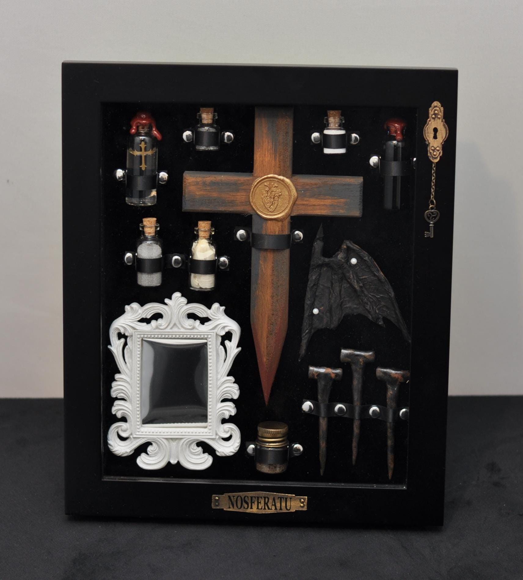 Nosferatu- Vintage Vampire Hunting Kit Shadow Box- No. 1 - Etsy