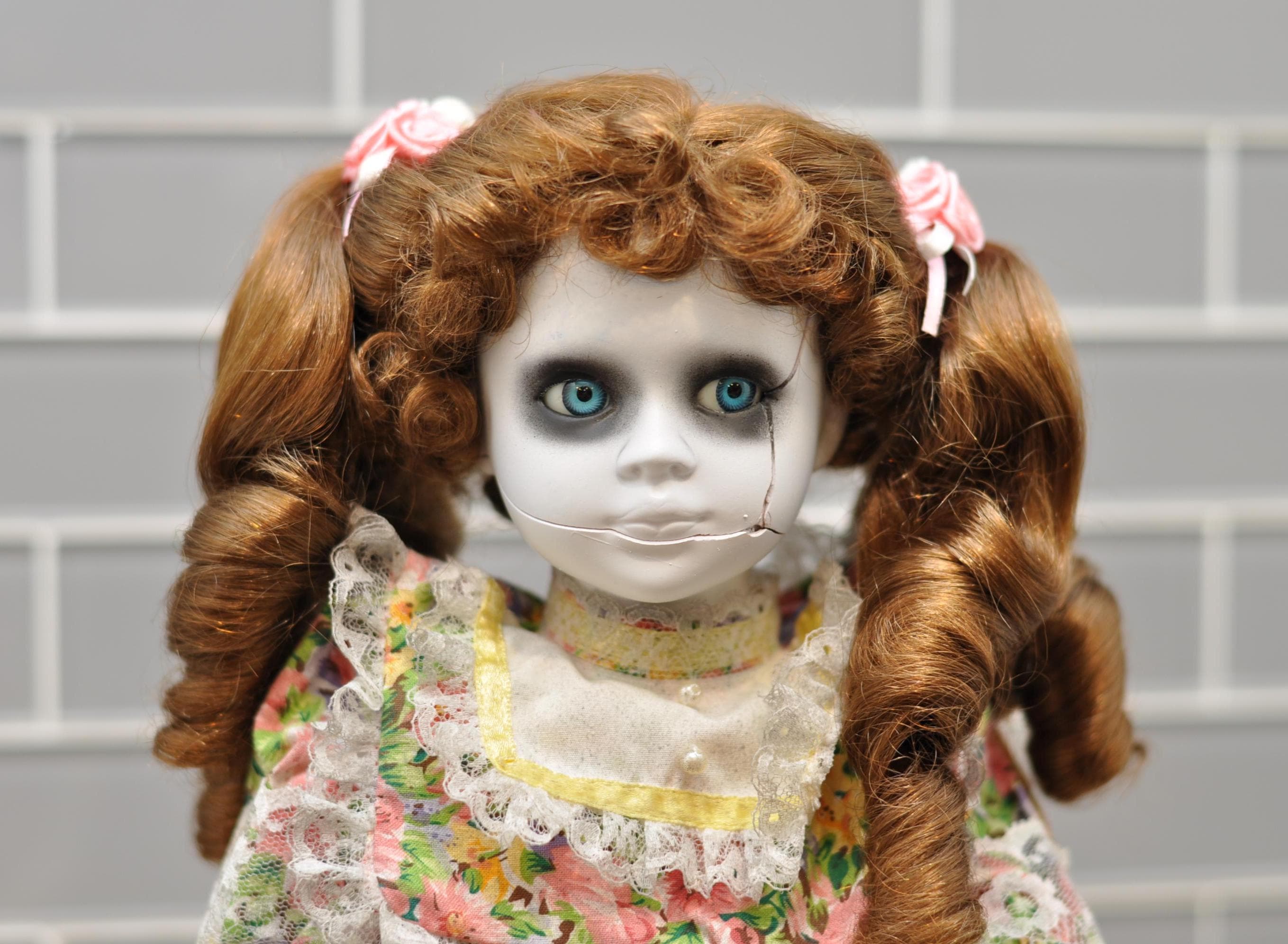 Undead Puppet Undead- Porcelain Creepy Scary Zombie Horror Doll- Jill - Etsy