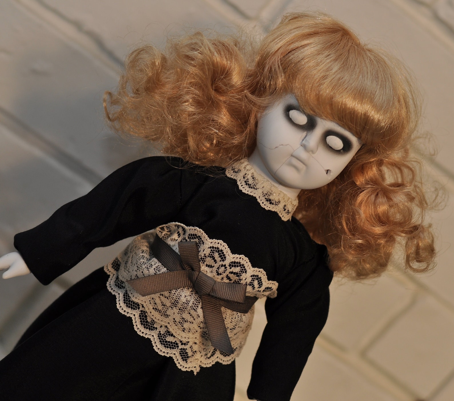 Creepy Scary Porcelain Horror Doll Sally Etsy