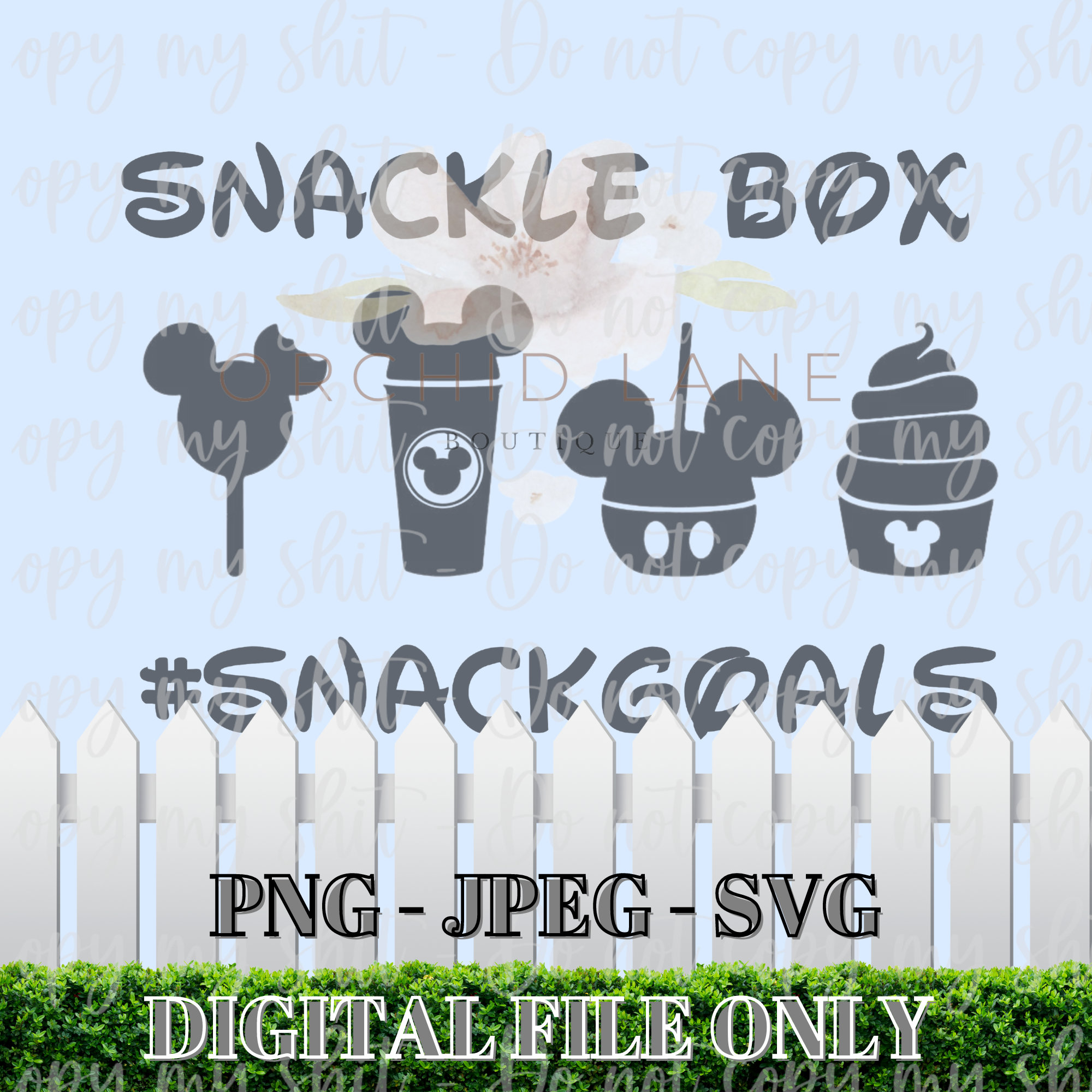 Snackle Box SVG PNG JPEG Digital Design 