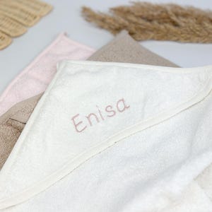 Baby hooded towel personalized with name, baby gift, hooded towel for baby and child