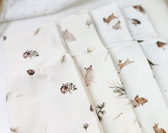 Leggings bébé pantalons bébé animaux de la forêt