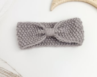 Knitted wool headband for babies, children and adults winter headband