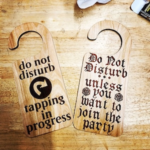Do not disturb sign, mtg so not disturb sign, dnd do not disturb sign, doorknob hanger,do not disturb doorknob hanger