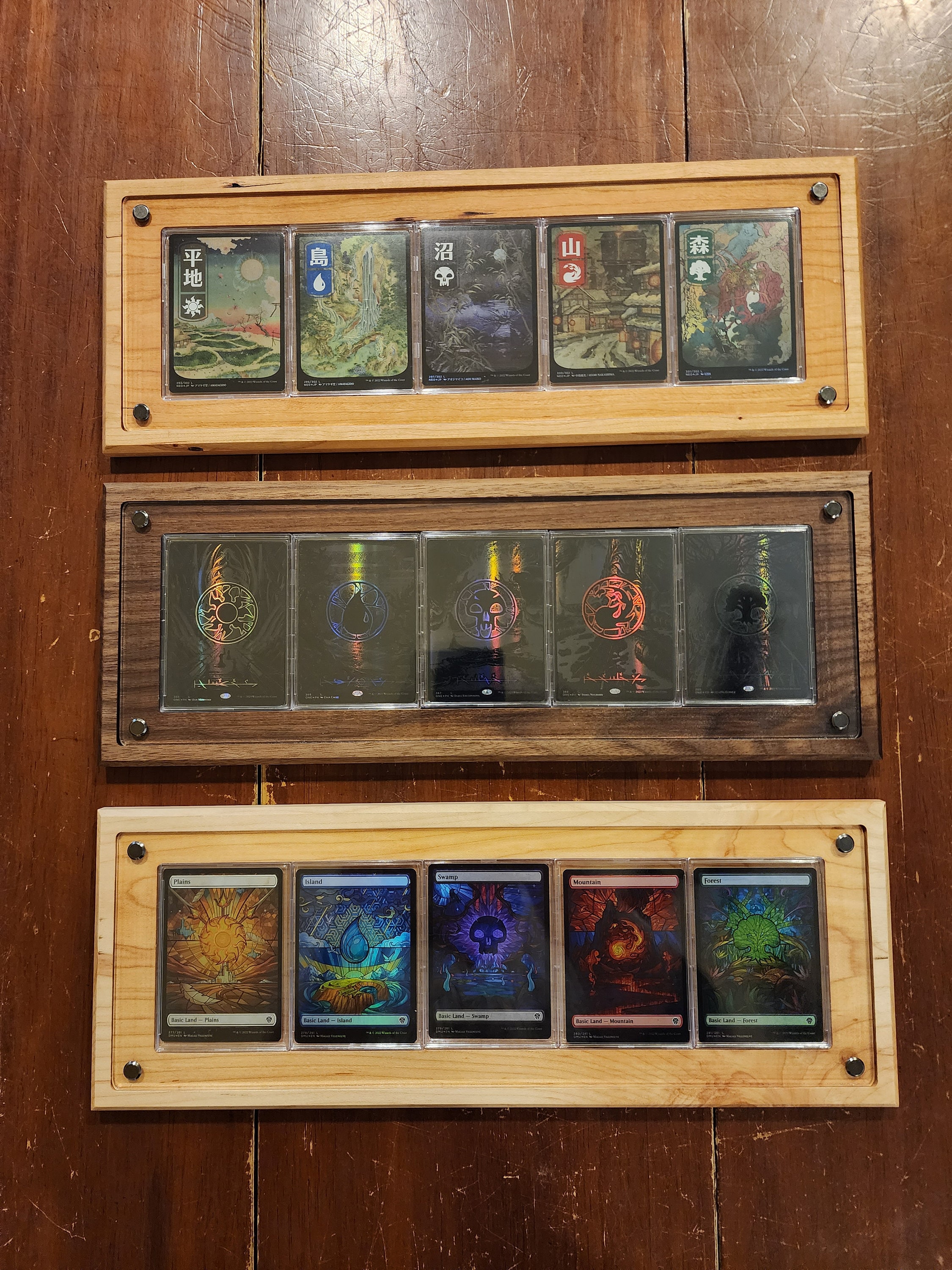 Sleek Five Card Acrylic Frame