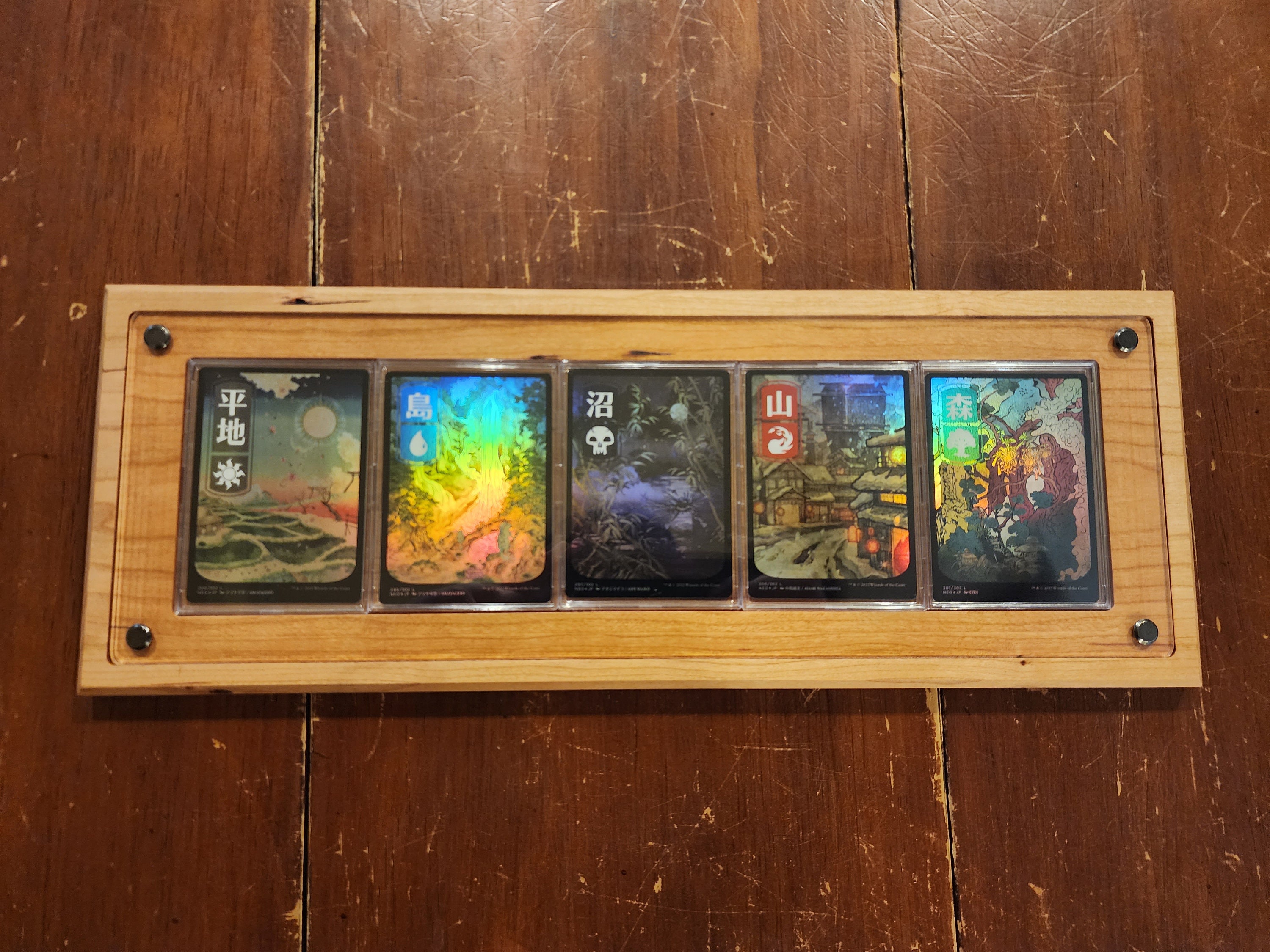magic the gathering card display case Full Tabletop Card Case with Super Legs – pennzonidisplay main image 1