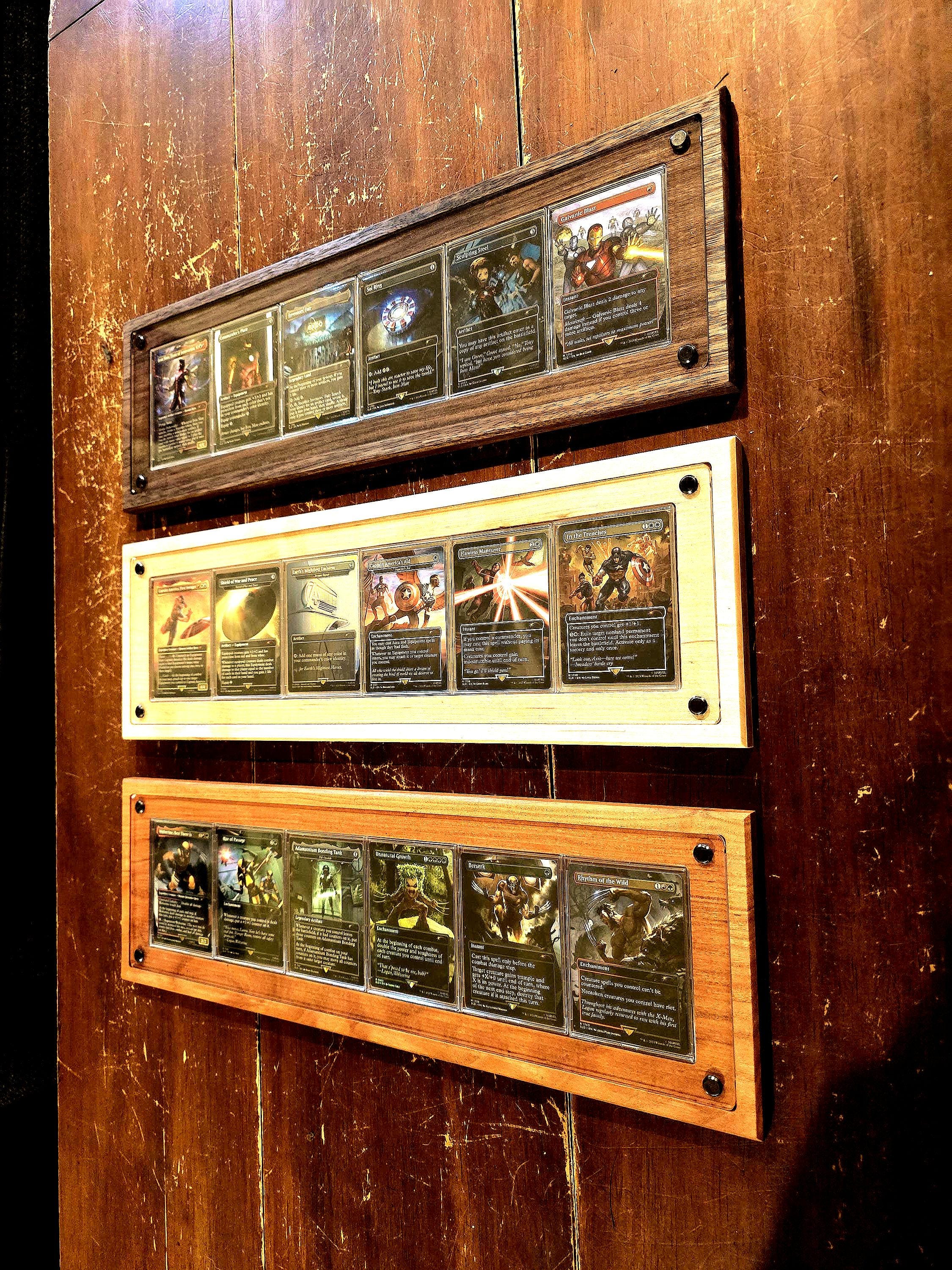 mtg card display case Amazon.com: Bivitre Trading Card Display Frame with UV Protection Magnetic Card Holder