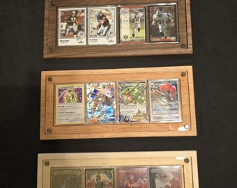 Vitrine voor 4 kaarten: TCG, MTG, sportkaarthouder