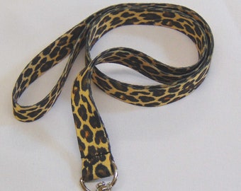 Tour de cou imprimé peau de léopard tour de cou 15 mm
