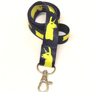 Halsband Lanyard 20mm mit Bananen-Lama Motiv