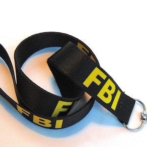Tour de cou imprimé FBI 20 mm
