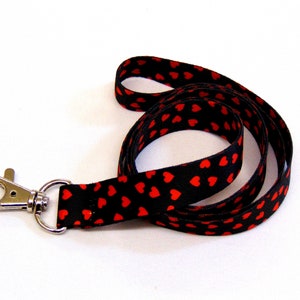 Nekkoord met Random Hearts-print 15 mm