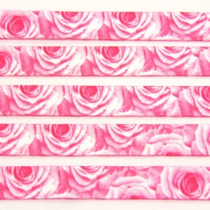 Pink Roses neck strap lanyard 15mm
