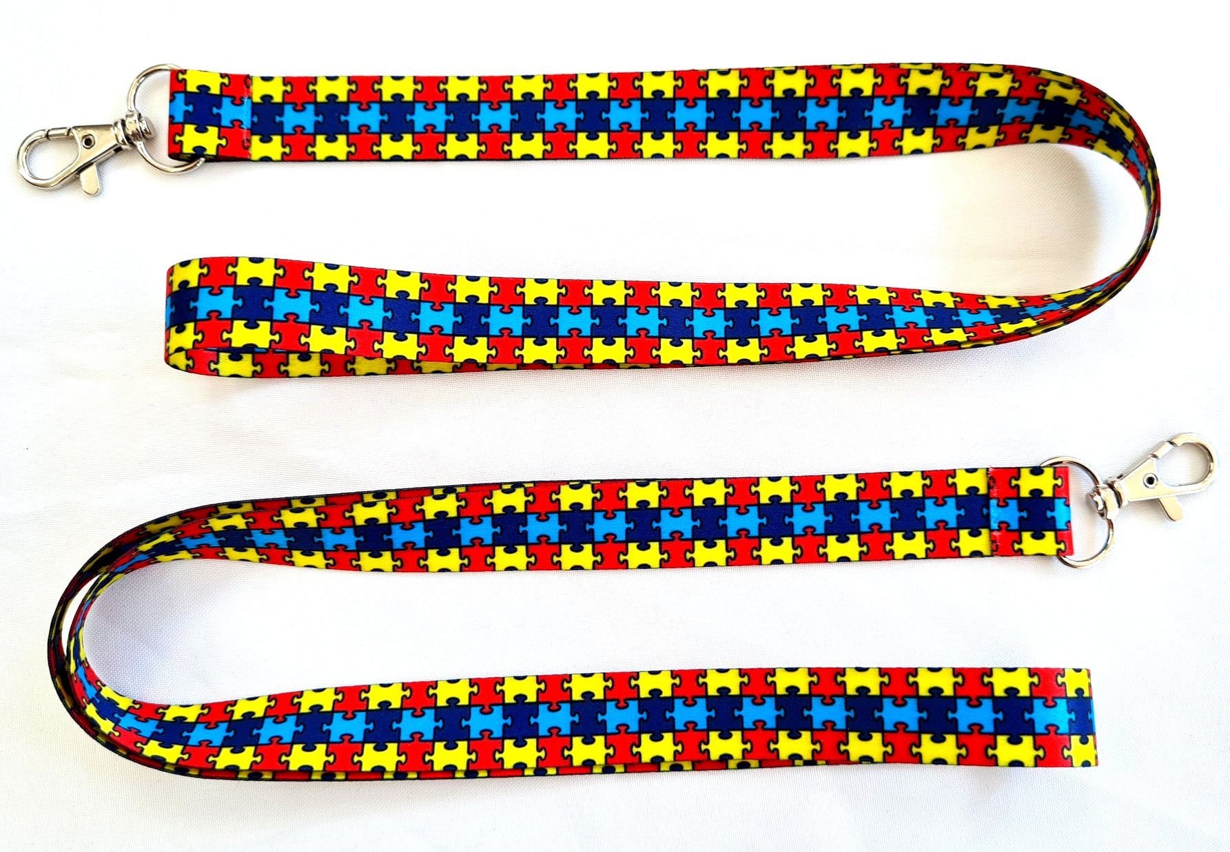 Autismus-Bewusstsein Lanyard 20 Mm Breit Mit Sicherheitsverschluss – Hochwertiges Band Für Schlüssel & Ausweise
