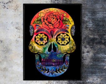 Indie Room Decor - Dark Academia - Macabre Decor - Vintage Digital Print Antique Illustration Wall Art