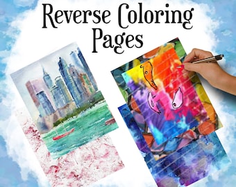 Adult Coloring Sheet | PDF Coloring Book | Reverse Coloring | Sketch Book | Learn to Draw | Digital Coloring Digital Drawing