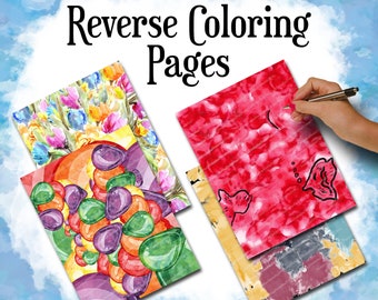 Adult Coloring Sheet | PDF Coloring Book | Reverse Coloring | Sketch Book | Learn to Draw | Digital Coloring Digital Drawing