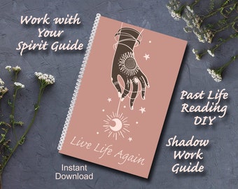 Spirit Guide Reading Yourself | Past Life Reading Yourself | Shadow Work Journal | Instant Download | Gratitude Journal