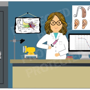 Audiologist Hearing Aid Dispenser Hearing Aid Specialist at Work AuD Gift | Graduation