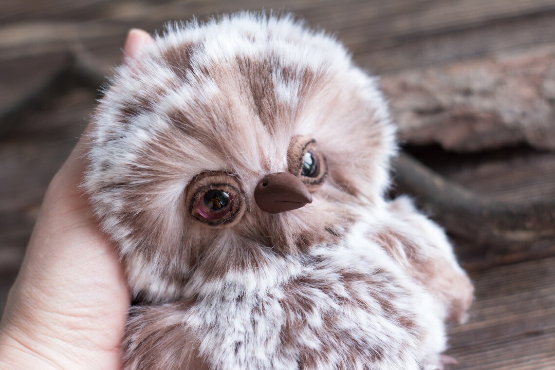Night owl Teddy bear toy handmade Teddy bear handmade toy Etsy