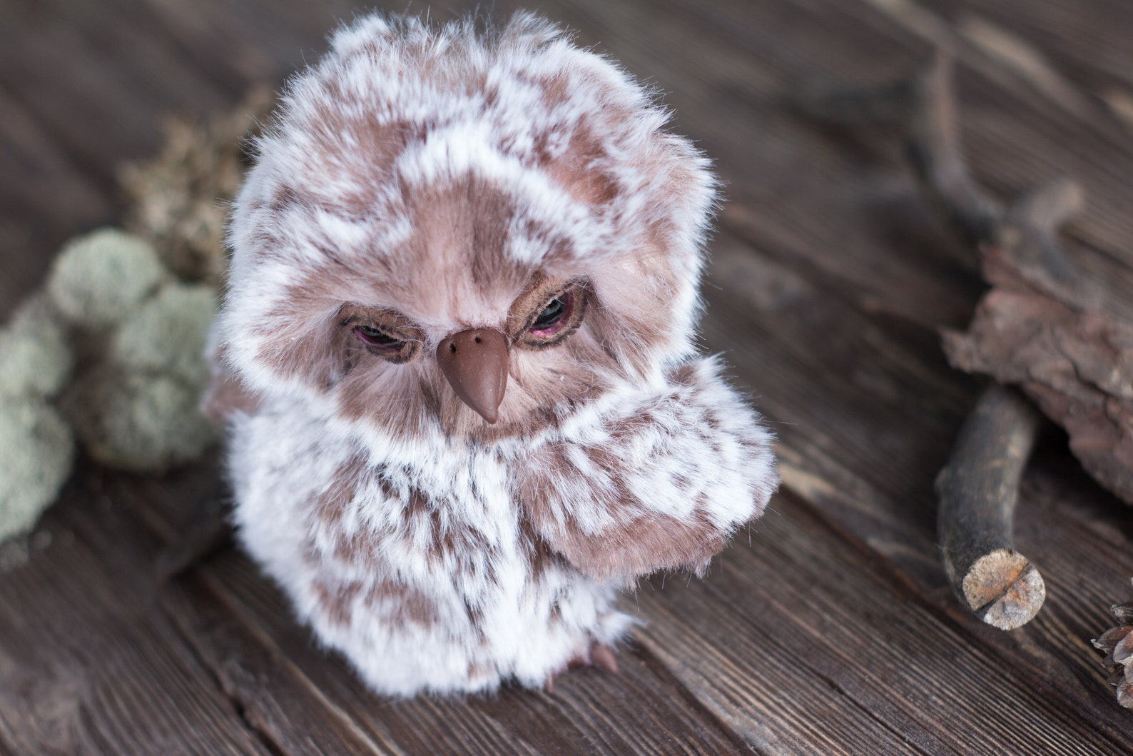 Night owl Teddy bear toy handmade Teddy bear handmade toy Etsy