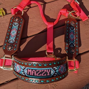 Custom Beaded Horse Halter
