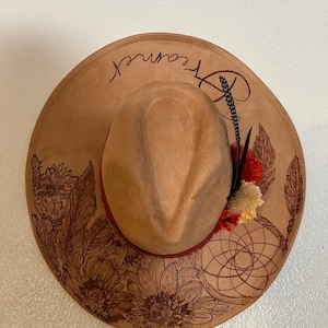 Hand Burned Hat