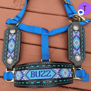 Custom Beaded Horse Halter