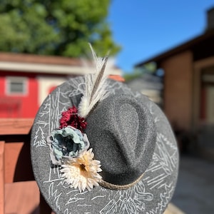 Hand Burned Hat