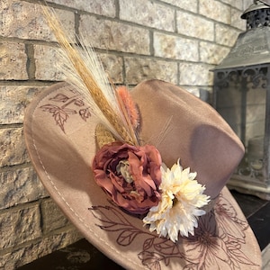 Hand Burned Hat